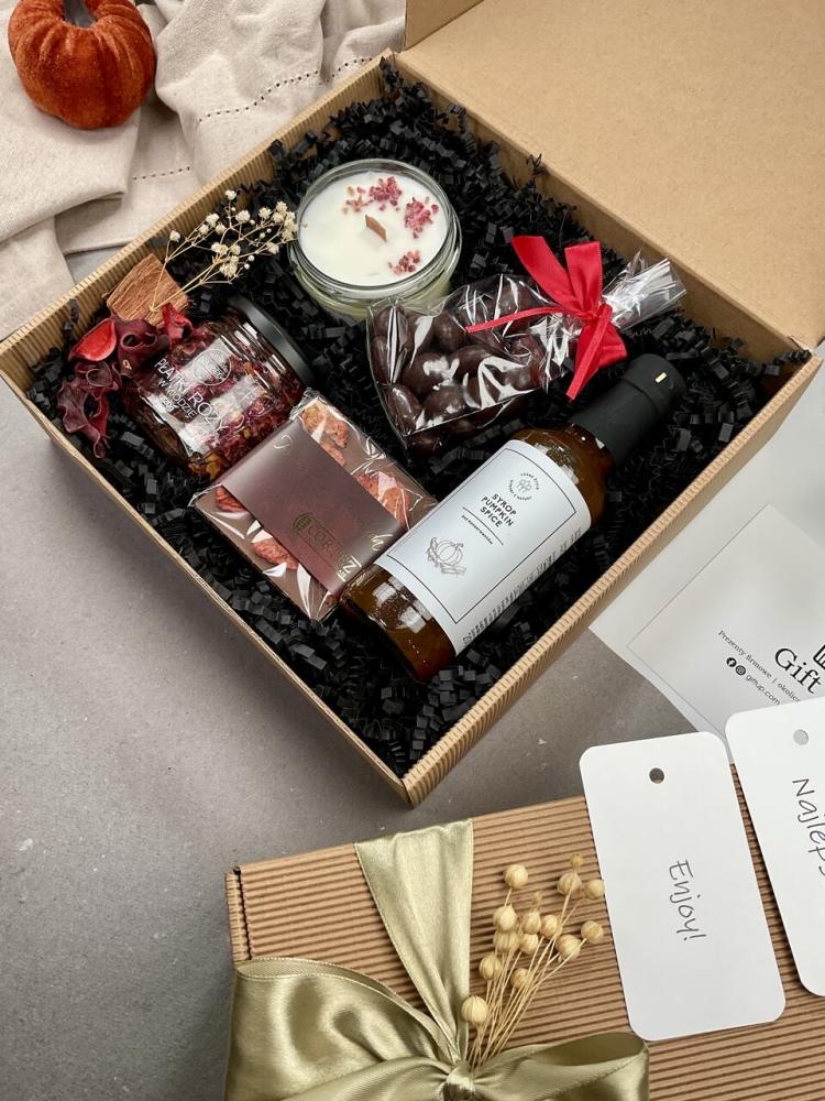 pomysł na prezent podarunek podziękowanie dla mamy taty przyjaciółki nauczyciela gotowy do wręczenia box prezentowy upominek kosz
