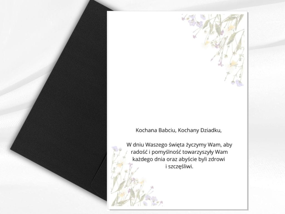 Prezent na Dzień Babci i Dziadka – personalizowana kartka ze zdjęciem dzieci, piękny druk, klasyczna forma i sentymentalna pamiątka na lata.