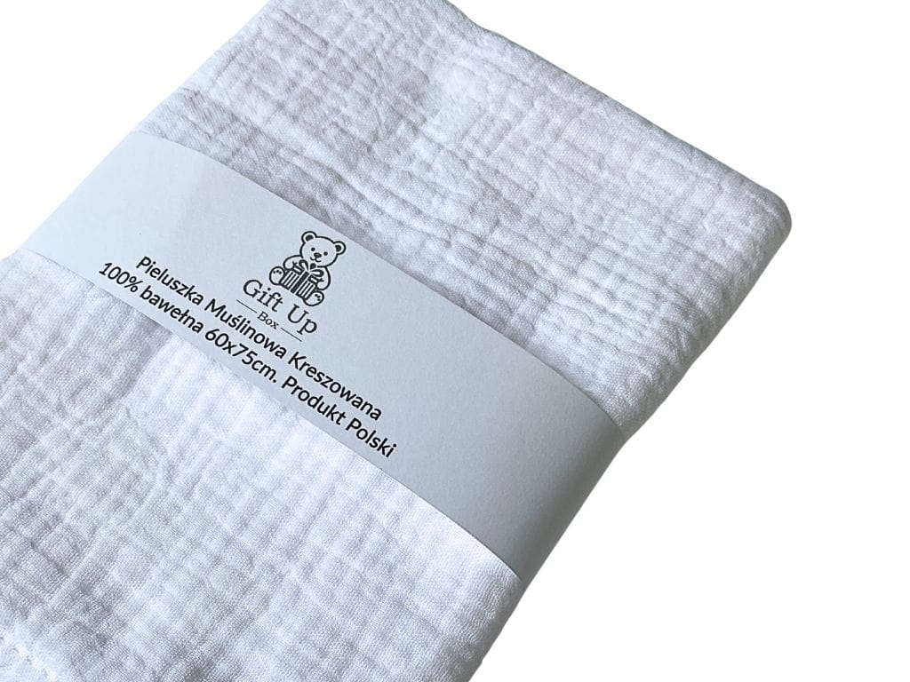 Kreszowana pieluszka muślinowa 100% bawełna to miękka, przewiewna i wytrzymała tetra dla niemowląt. Idealna od pierwszych dni życia – do otulania, karmienia i pielęgnacji dziecka.