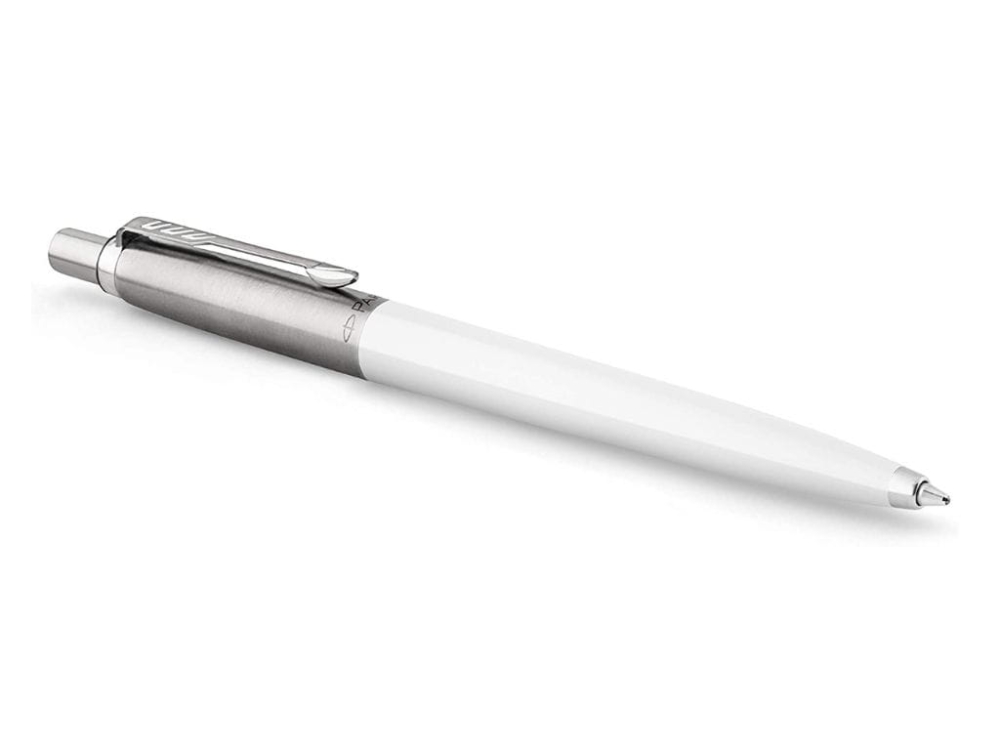 Długopis Parker Jotter Special biały – elegancki długopis automatyczny z klasycznej kolekcji Parker. Biały korpus z tworzywa sztucznego, wykończenia ze stali nierdzewnej, idealny do biura, szkoły i na prezent.
