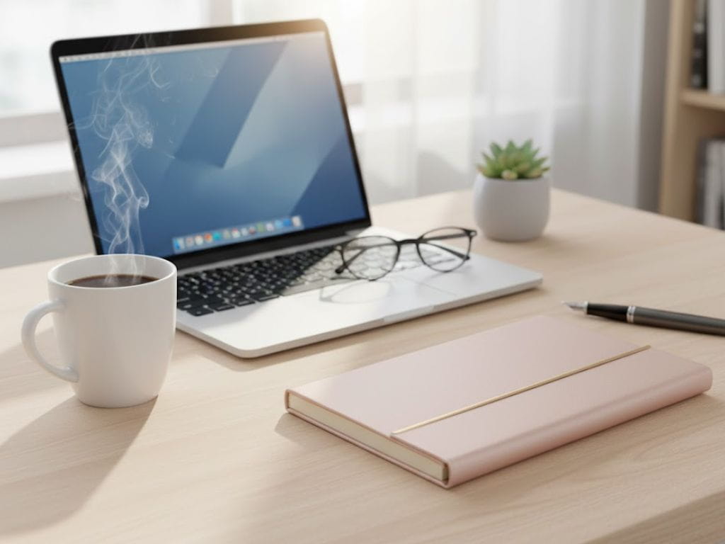 Różowy notes ze skóry z recyklingu z magnetycznym zamknięciem i eleganckim długopisem. Stylowy planner w kobiecym wydaniu, idealny do pracy, notatek i jako wyjątkowy prezent.