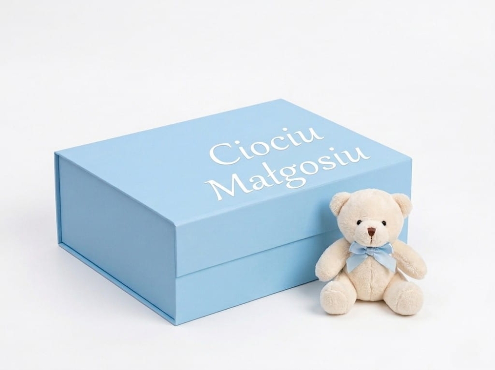Eleganckie pudełko magnetyczne do personalizacji. Idealne na prośbę o świadkowanie, podziękowania lub wyjątkowy prezent. Minimalistyczny design i możliwość samodzielnego wypełnienia