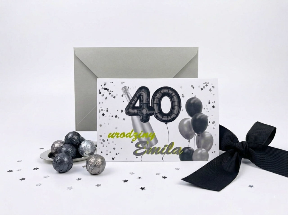 Personalizowany prezent na 40 urodziny – dobierz box prezentowy w sklepie.