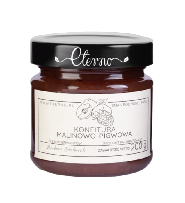 Konfitura malinowo-pigwowa Eterno gift up.jpg
