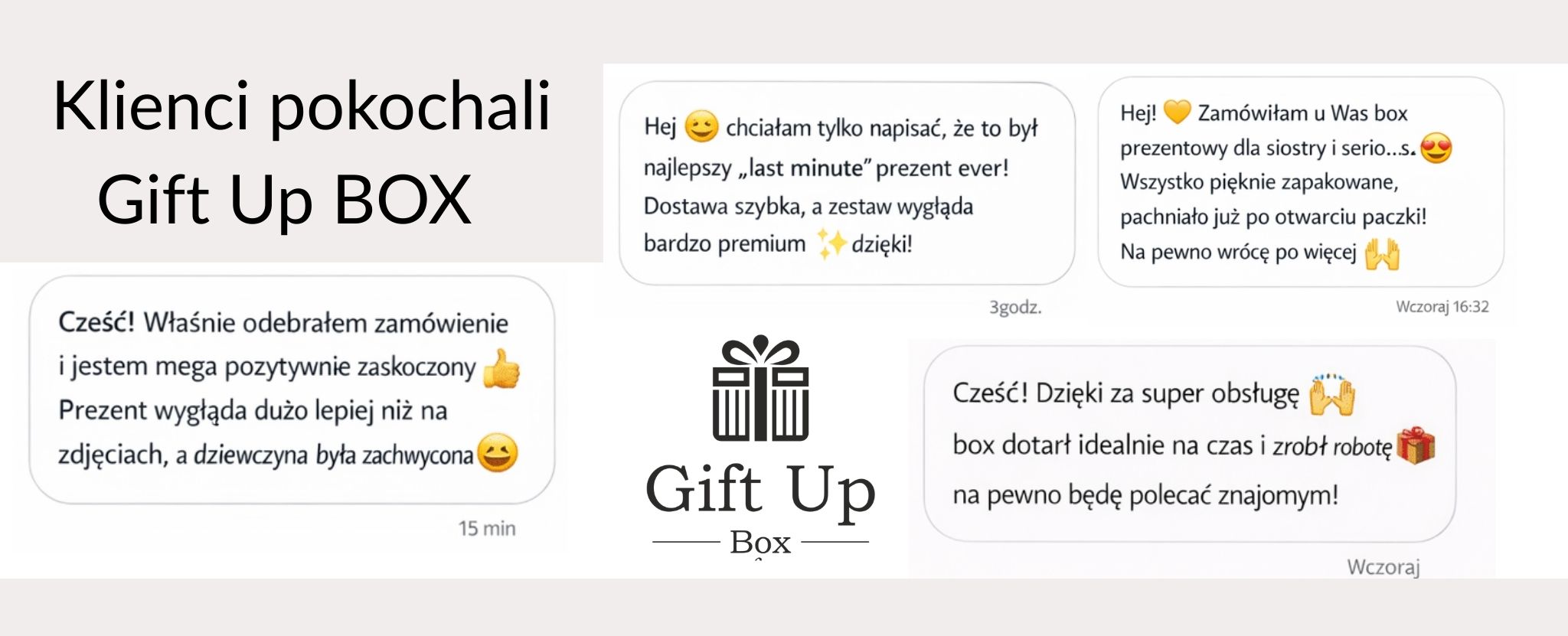 KLIENCI POKOCHALI gift up box